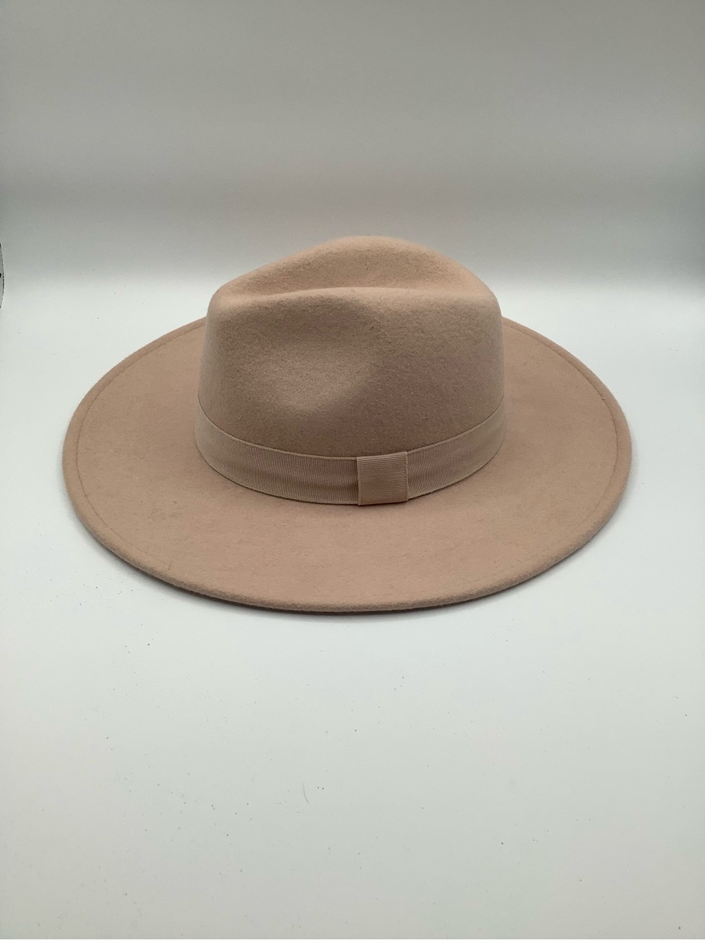 Madewell Wide Brim Fedora Hat in Light Taupe